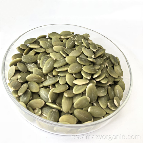 Granos de semillas de calabaza orgánicas de alta calidad